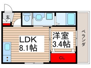 AJ北松戸の物件間取画像